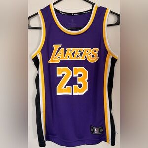 Fanatics Los Angeles Lakers #23 LeBron James Basketball Jersey Youth Small